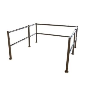 interior cart corral for grocery store