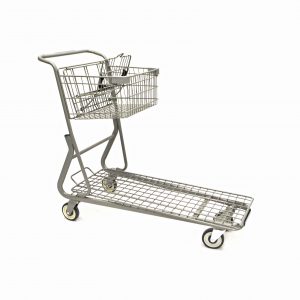 Chariots plateforme de supermarche
