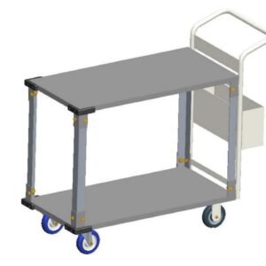 Material handling cart for grocery store or warehouse
