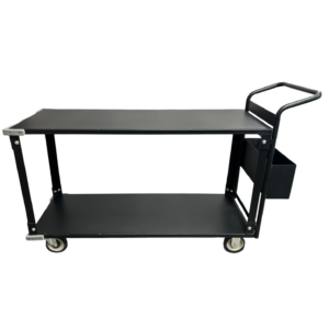 black stock cart, material handling cart